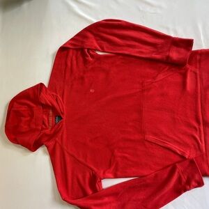 Izod Bright Red Fleece Hoodie